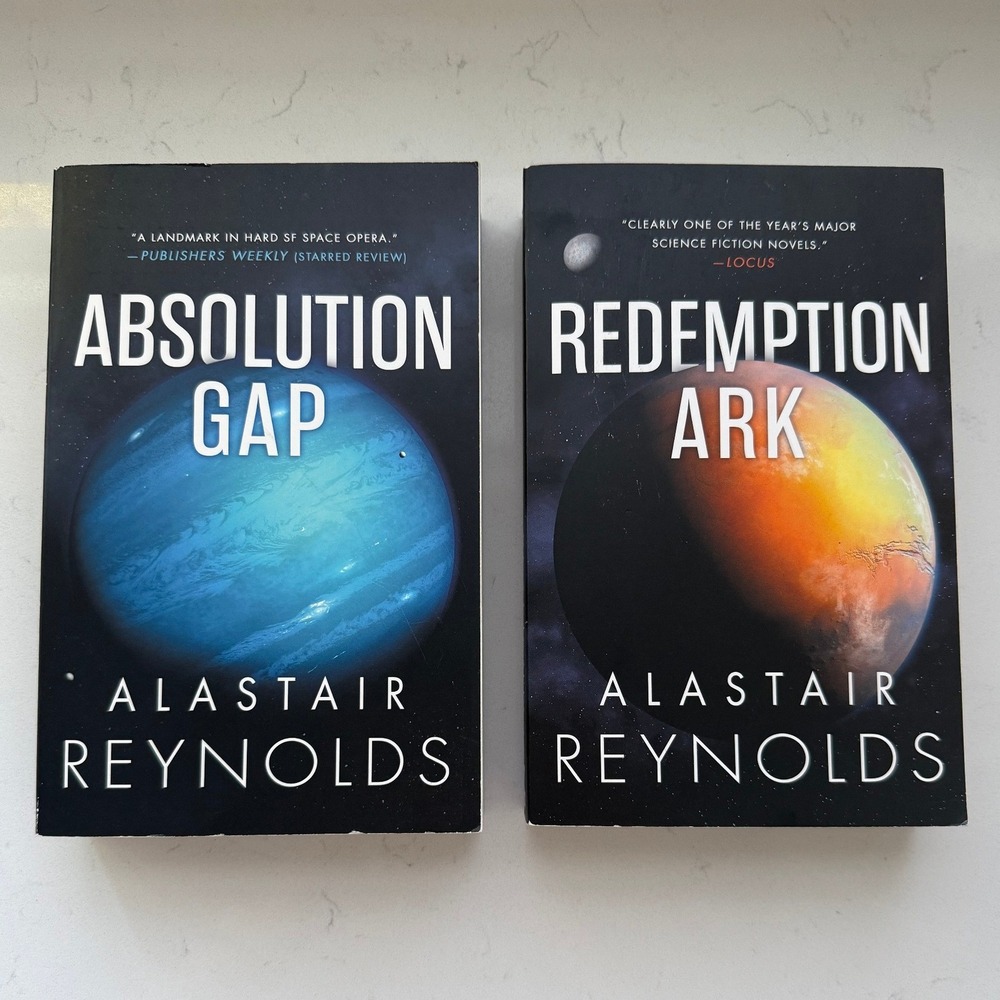 Alastair Reynolds Inhibitor Trilogy Books 2 & 3 Redemption Ark Absolution Gap